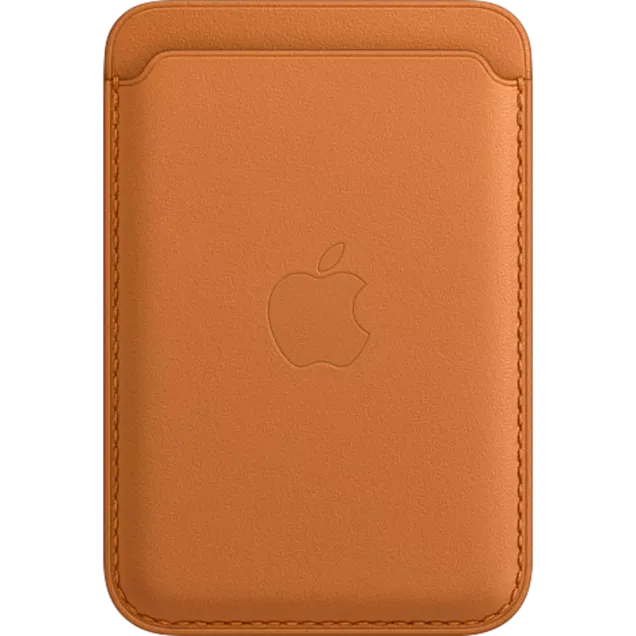 Apple Leder Wallet mit MagSafe Goldbraun