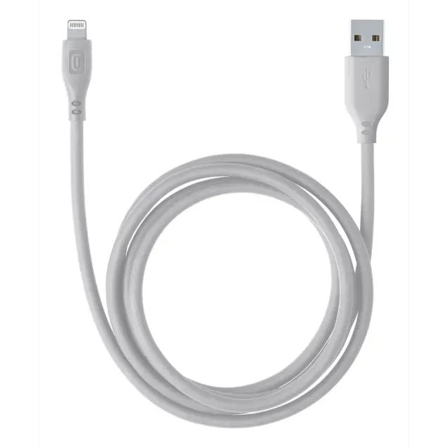 Cellularline S.p.A. Soft Data Cable USB-A/ Lightning 1,2m Grau