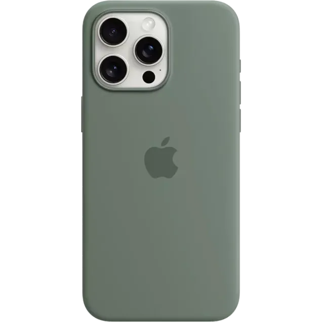 Apple iPhone 15 Pro Max Silikon Case Zypresse