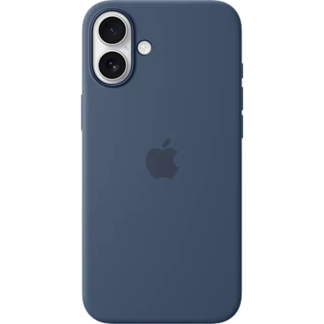 Apple Silikon Case iPhone 16 Plus Denim