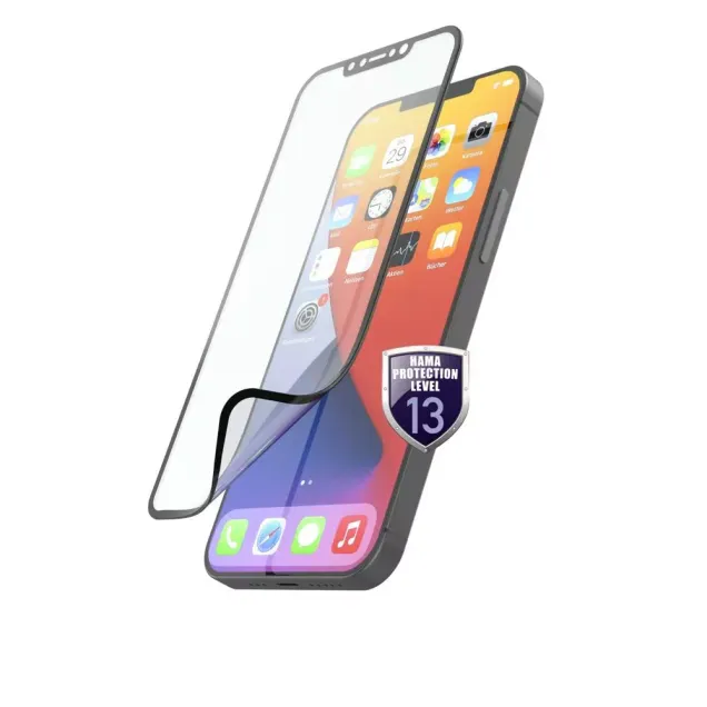 Hama Flexibler Displayschutz Hiflex Eco Full-Cover Apple iPhone 12/12 Pro Transparent