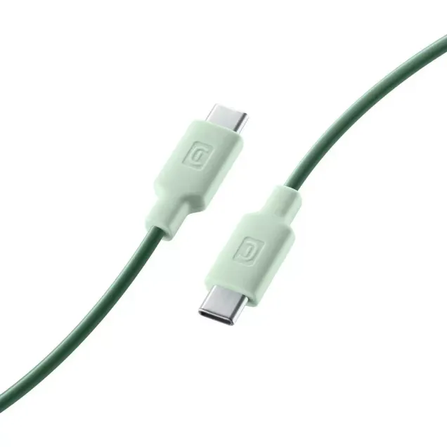 Cellularline Style Color Data Cable USB Typ-C/ Typ-C 1 m Gruen