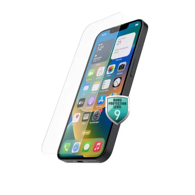Hama Echtglas-Displayschutz Premium Crystal Glass iPhone 15 Plus/15 Pro Max Transparent