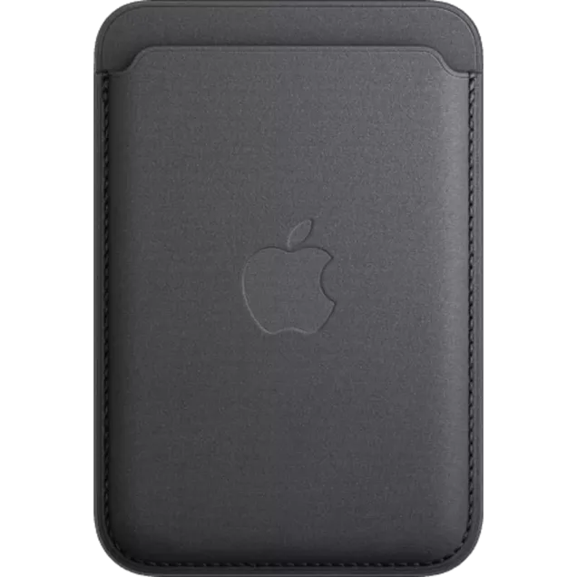 Apple iPhone Feingewebe Wallet mit MagSafe Schwarz