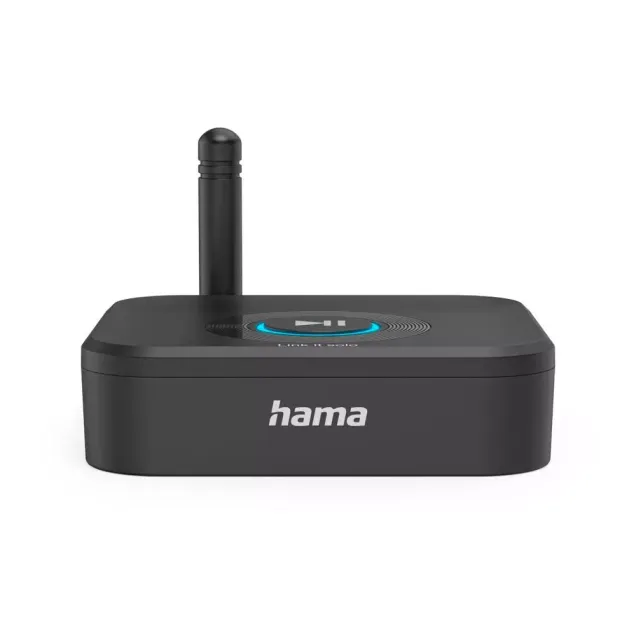 Hama Bluetooth®-Adapter Link.it solo Empfänger Bluetooth nachrüsten an HiFi Schwarz