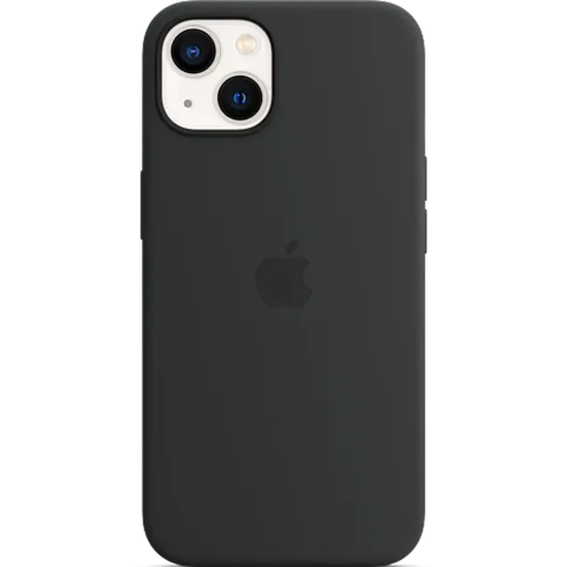 Apple Silikon Case iPhone 13 Mitternacht