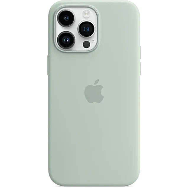 Apple Silikon Case iPhone 14 Pro Max Agavengrün