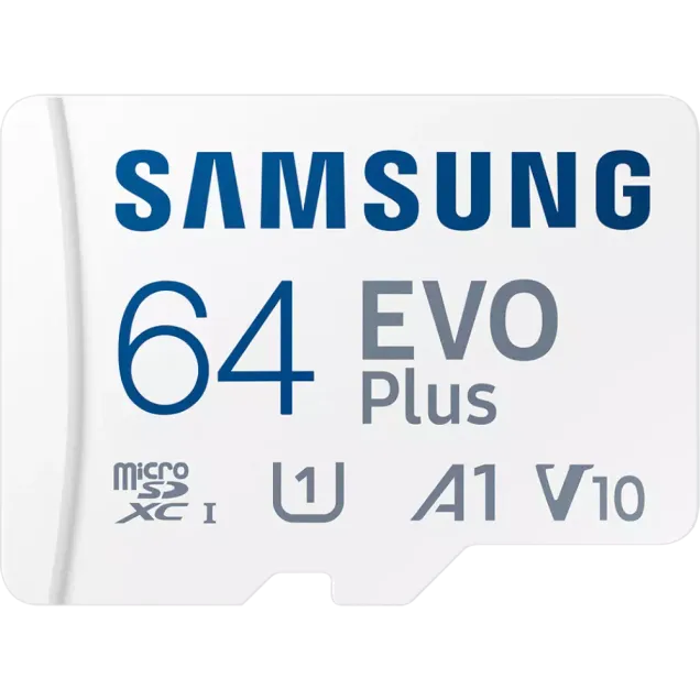 Samsung microSD Card EVO Plus 64 GB Blau