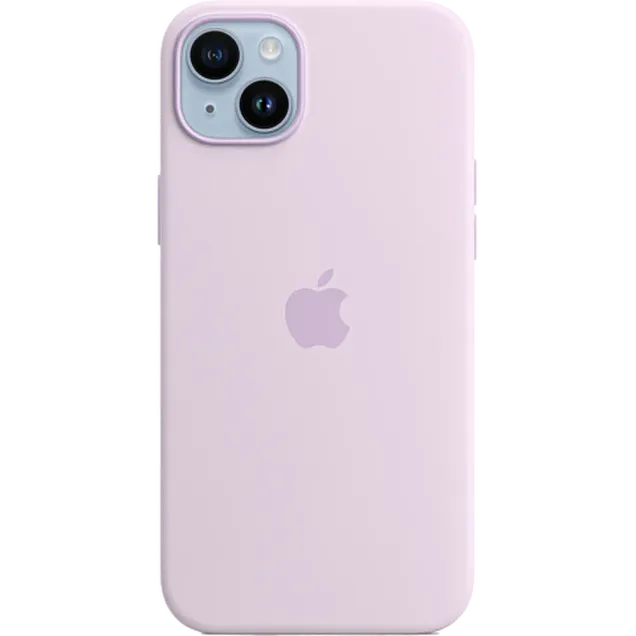 Apple Silikon Case iPhone 14 Plus Flieder