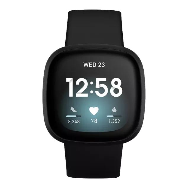 Fitbit Versa 3 Schwarz