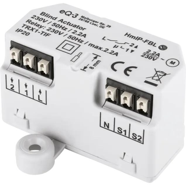 eQ-3 Homematic IP Jalousieaktor Unterputz Weiß