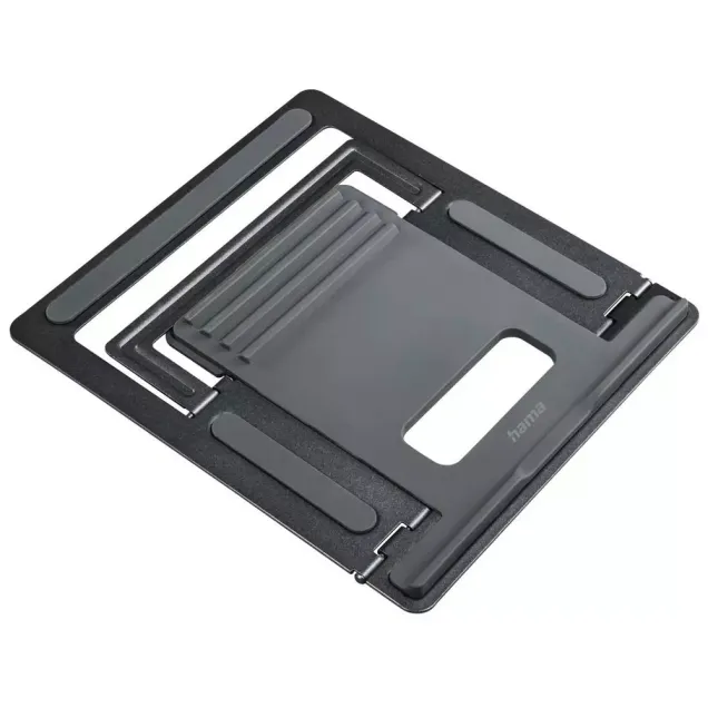 Hama Notebook-Stand Metall höhenverstellbar neigbar bis 40 cm (15,6) Grau