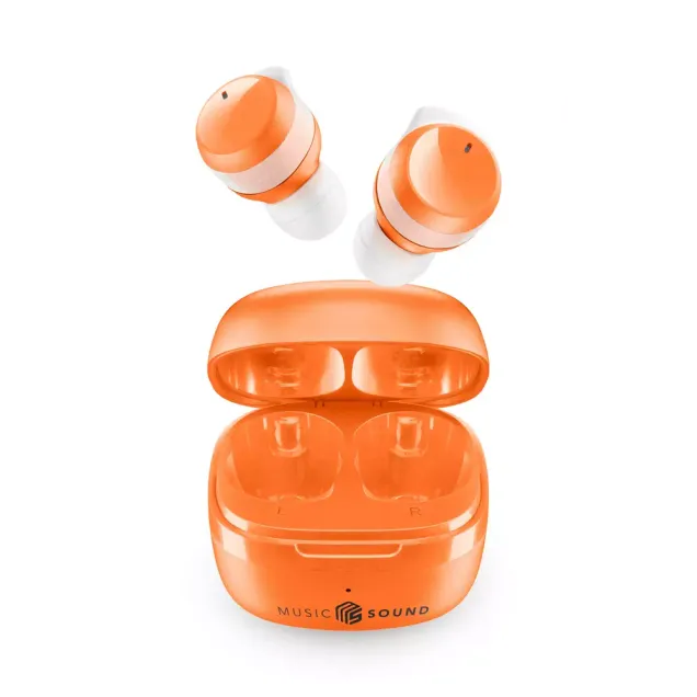 Cellularline S.p.A. Music & Sound Bluetooth Earphones FLOW Orange