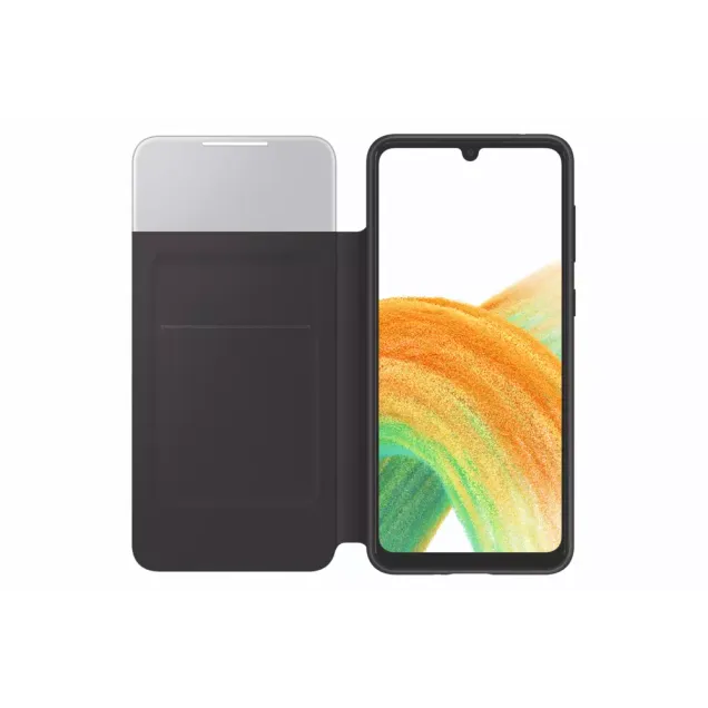 Samsung Galaxy A33 S View Wallet Cover Schwarz