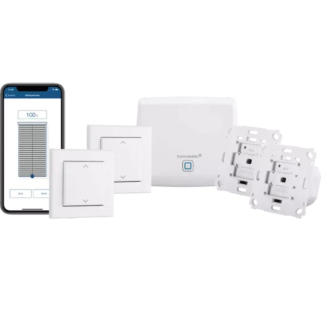 Homematic IP Smart Home Starter Set Beschattung Weiß