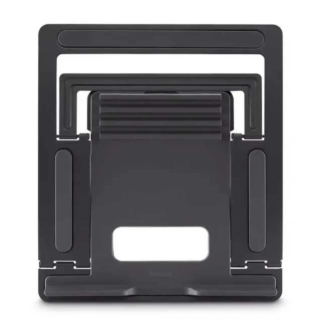 Hama Laptop-Stand Metall 4-stufig neigbar faltbar bis 40 cm (15,6) Grau