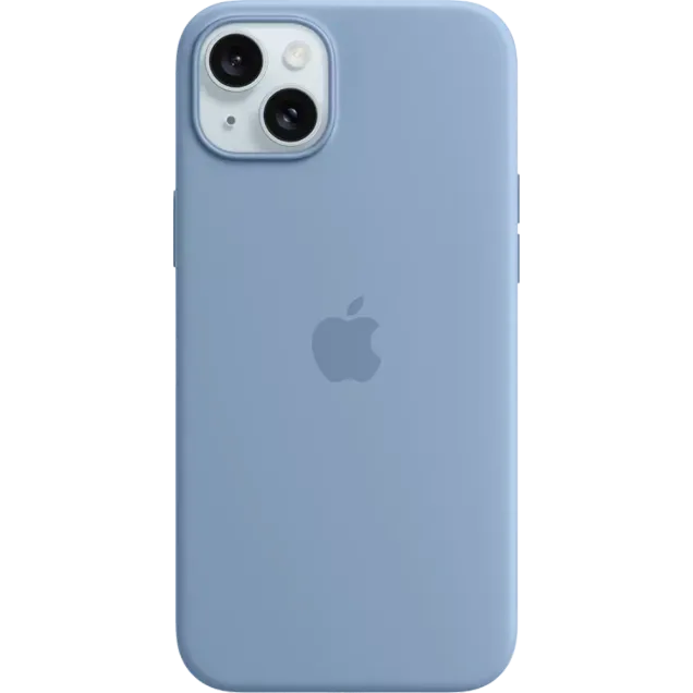 Apple iPhone 15 Plus Silikon Case Winterblau