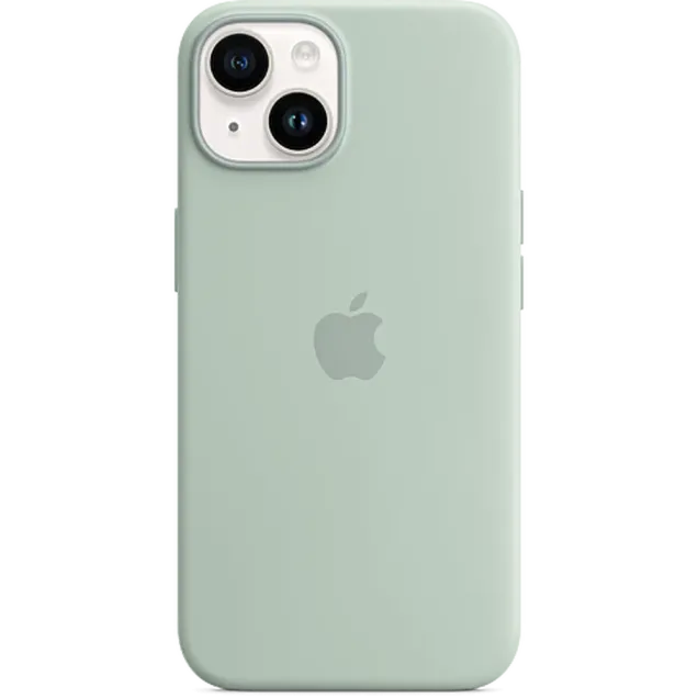 Apple Silikon Case iPhone 14 Plus Agavengrün