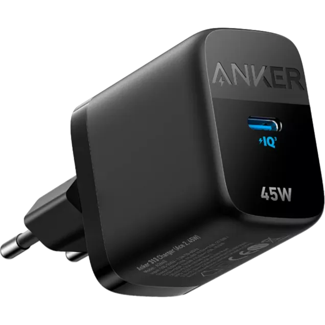 Anker 313 Charger (45W), PD/PPS Schwarz