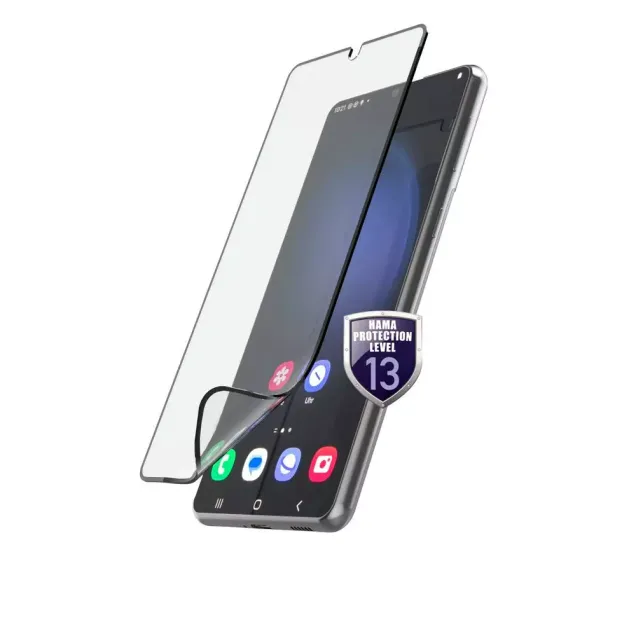 Hama Flexibler Displayschutz Hiflex Eco Full-Cover Samsung Galaxy S24 Transparent