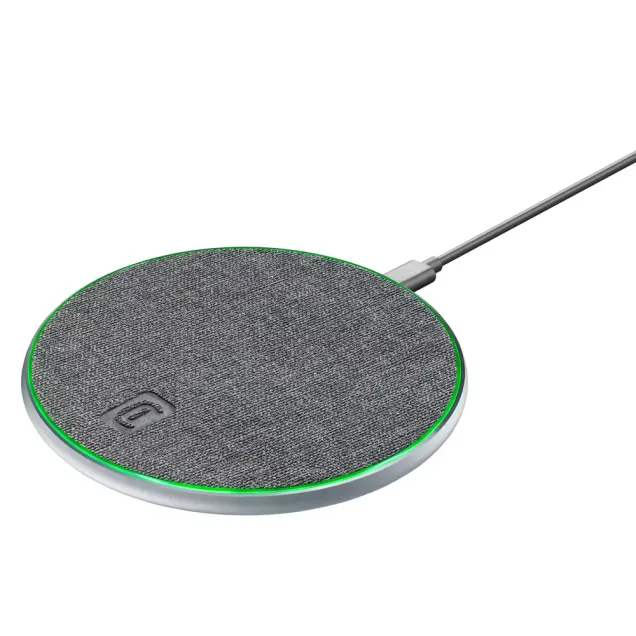 Cellularline S.p.A. Tweed Wireless Charger Pad Grau