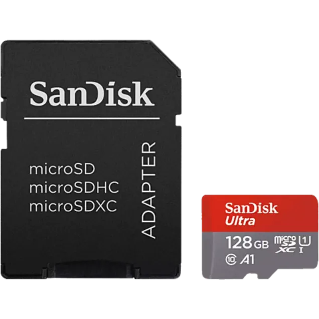 SanDisk microSDXC Card Ultra + SD-Adapter Schwarz
