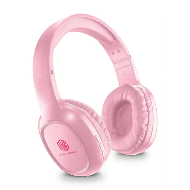 Cellularline S.p.A. Music & Sound Bluetooth Headphone BASIC Pink