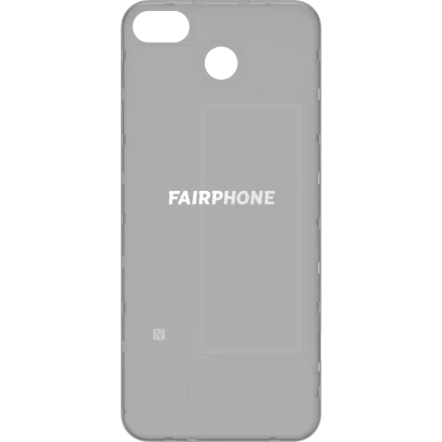 Fairphone FP3 Back Cover Schwarz