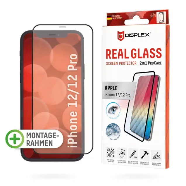 Displex ProCare Glass FC Apple iPhone 12/12 Pro Transparent