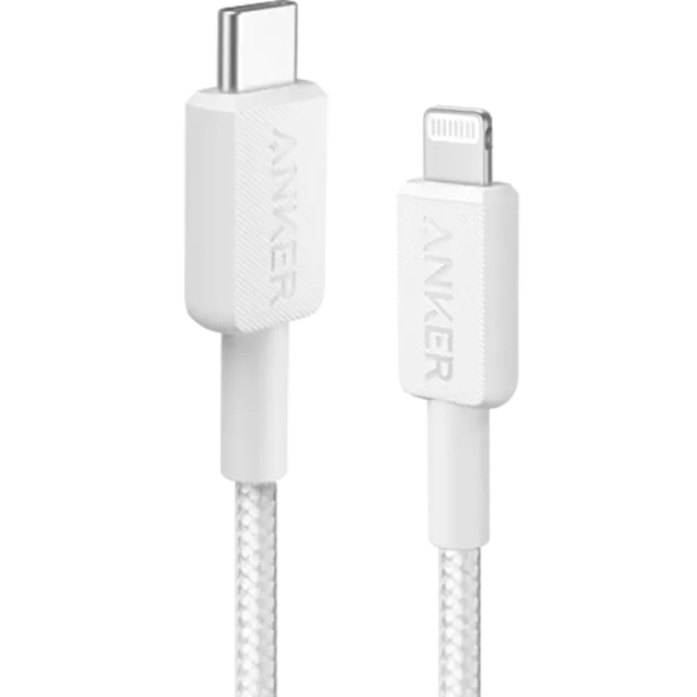 Anker USB-C auf Lightning Kabel 180cm Weiß