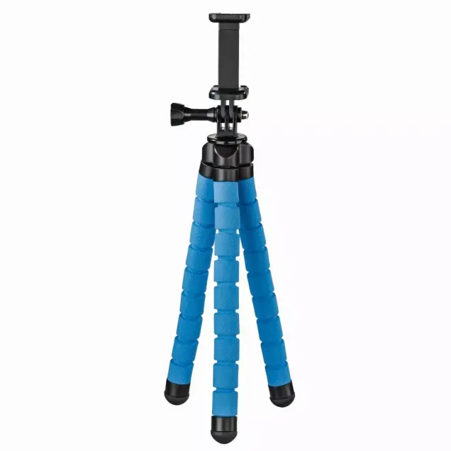 Hama Stativ Flex Smartphone und GoPro 26 cm Blau