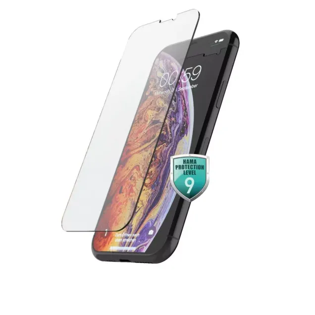 Hama Echtglas-Displayschutz Premium Crystal Glass Apple iPhone X/XS/11 Pro Transparent