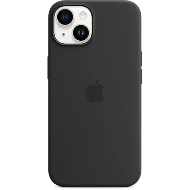 Apple Silikon Case iPhone 14 Plus Mitternacht