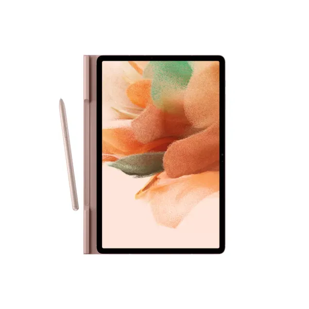 Samsung Galaxy Tab S8 Plus/S7/S7 FE Book Cover Pink Pink