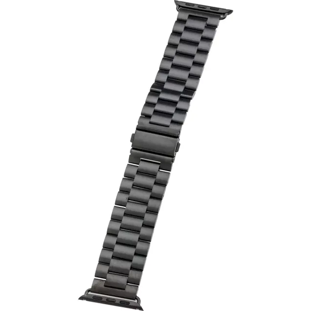 Peter Jäckel WATCH BAND Apple Watch Ultra 49mm/ Watch 45/44mm (Series 4 - 9)/ 42mm (Series 1 - 3) Stainless Schwarz