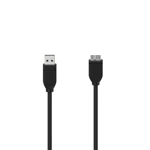 Hama USB-Kabel USB-3.0 Micro-USB-Stecker - USB-A-Stecker 5 Gbit/s Schwarz