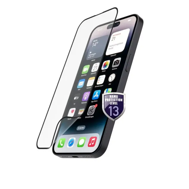 Hama Flexibler Displayschutz Hiflex Eco Full-Cover iPhone 14 Pro Max Transparent