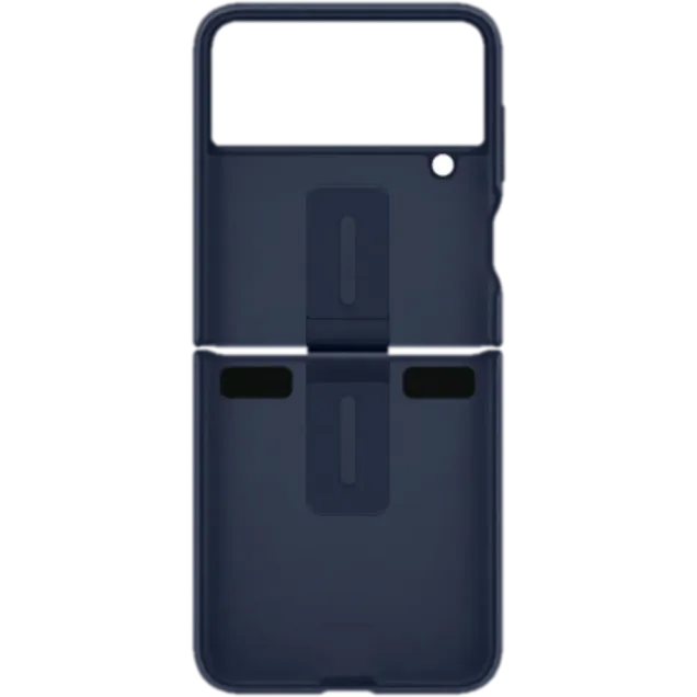 Samsung Silicone Cover with Ring Flip 4 Navy