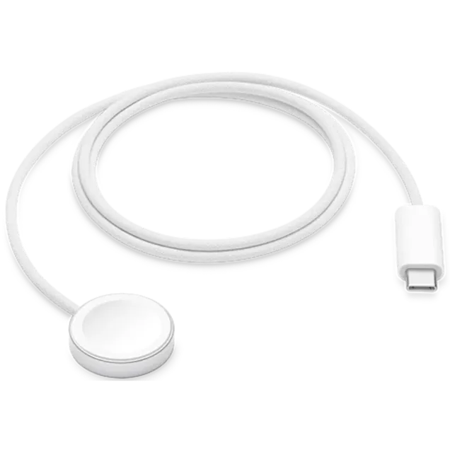 Apple Watch magnetisches USB-C Schnellladegerät (1m) Weiß