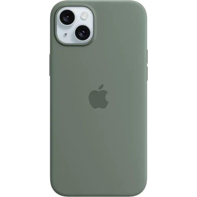 Apple iPhone 15 Plus Silikon Case Zypresse