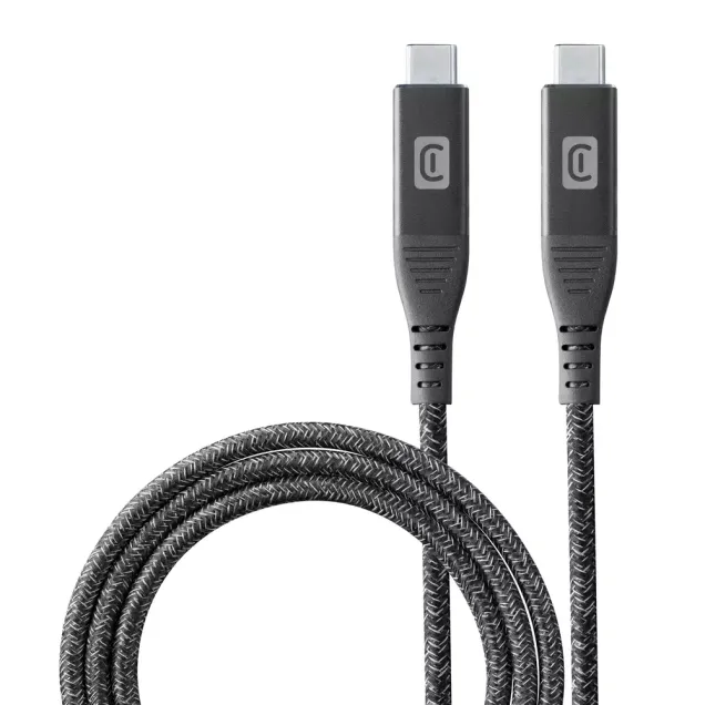 Cellularline S.p.A. 5A Fast Transfer Cable 1m USB Typ-C/ Typ-C Schwarz