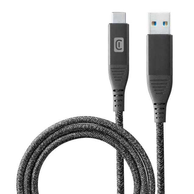 Cellularline S.p.A. Fast Transfer Data Cable 1m USB-A/ Typ-C Schwarz