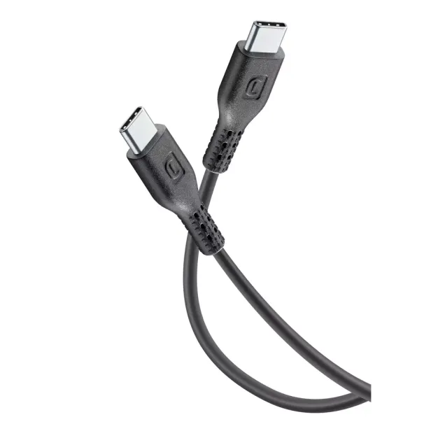 Cellularline S.p.A. 5A Power Data Cable 1 m USB Typ-C/ Typ-C Schwarz