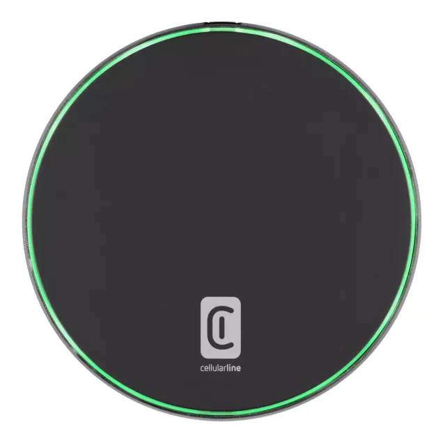 Cellularline S.p.A. Fast Pad Wireless Charger Schwarz
