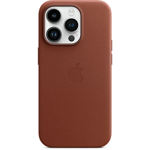Apple Leder Case iPhone 14 Pro Max Umbra