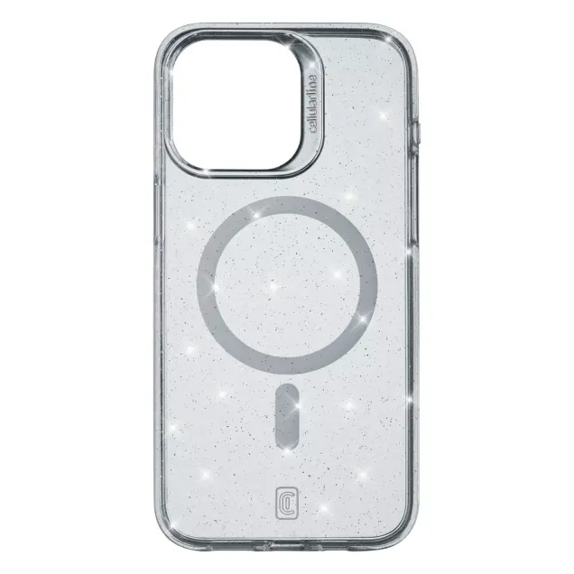 Cellularline S.p.A. Sparkle MagSafe Case MAG Apple iPhone 15 Pro Transparent