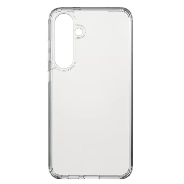 Black Rock Cover Clear Protection Case Samsung Galaxy S24+ Transparent