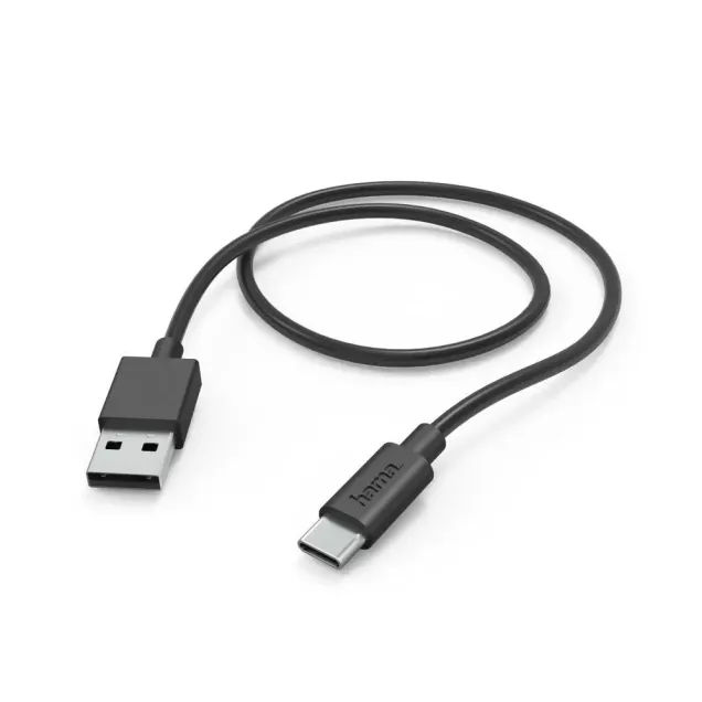 Hama Ladekabel USB-A - USB-C 1 m Schwarz