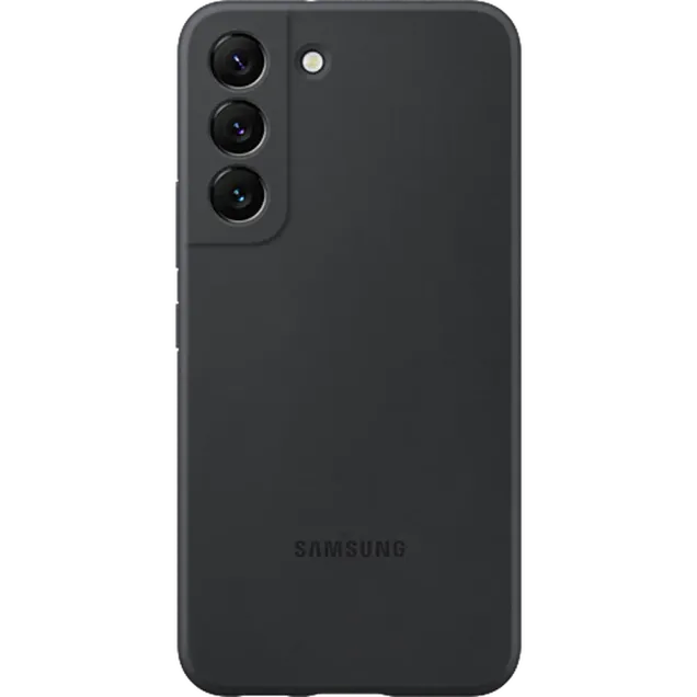 Samsung Silicone Cover Galaxy S22 5G Schwarz