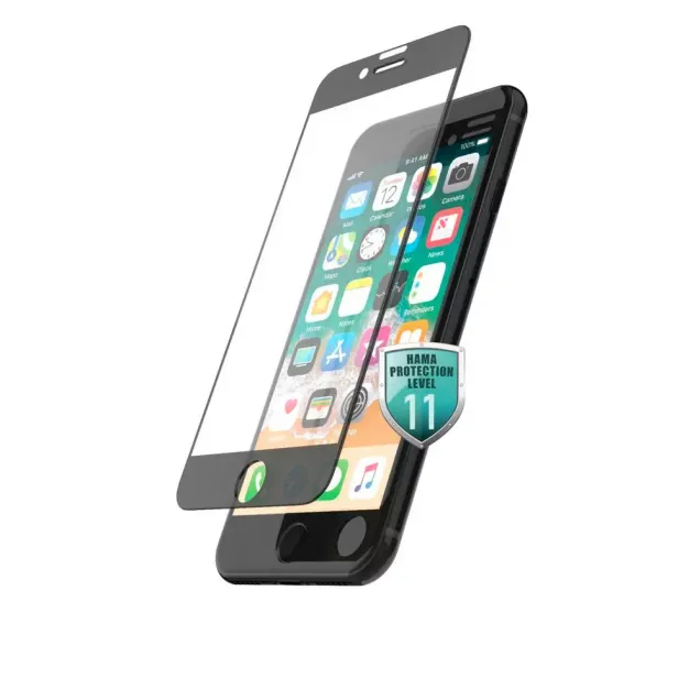 Hama 3D-Full-Screen-Schutzglas iPhone 7/8/SE (2020)/SE (2022) Schwarz